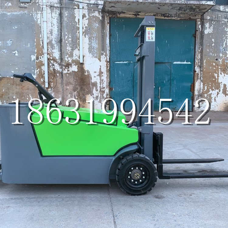 新兴县小型电动叉车1吨2吨步行站驾式电瓶堆高充电装卸车液压升降车铲车